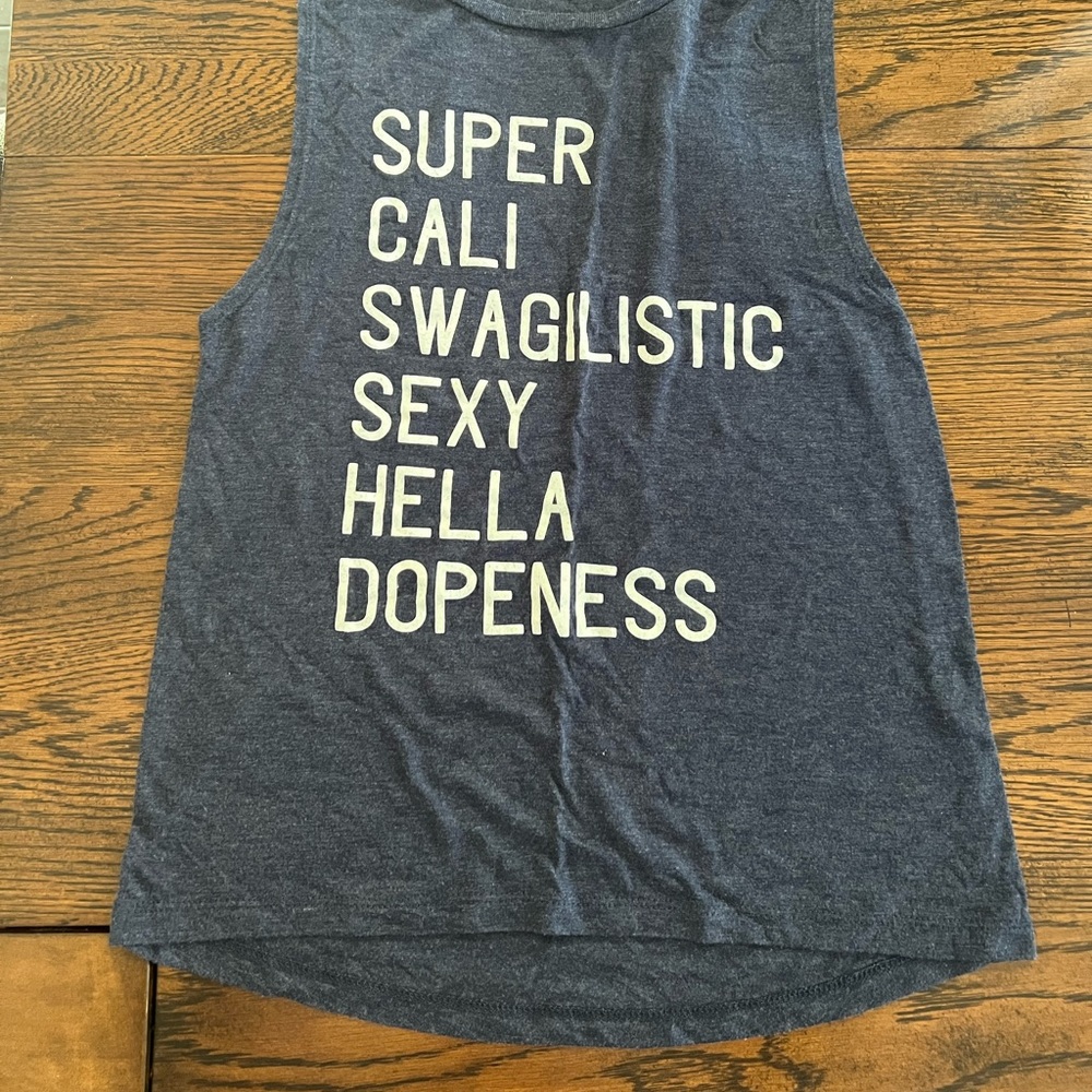Blue Tank Top Medium